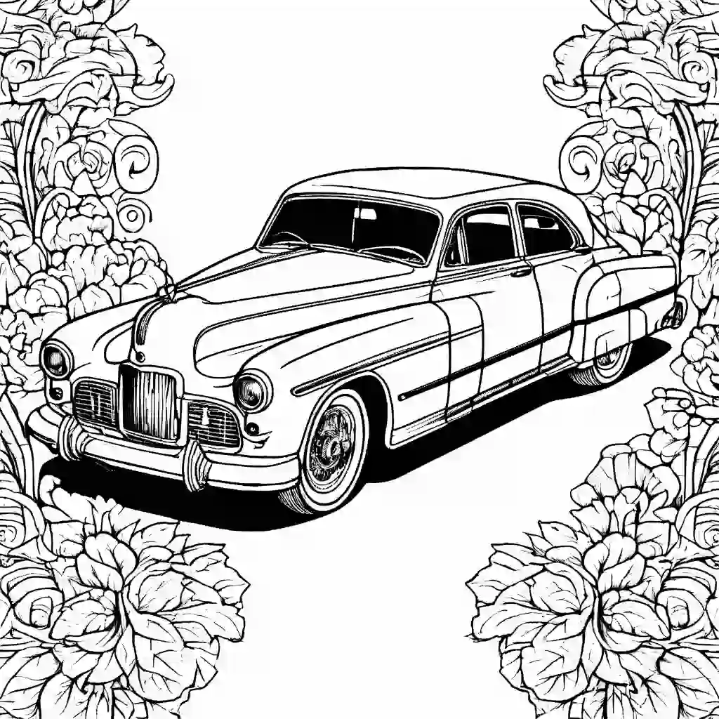 Classic Car coloring pages